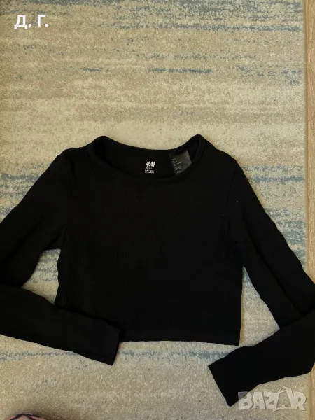 Черна спортна блузка, снимка 1
