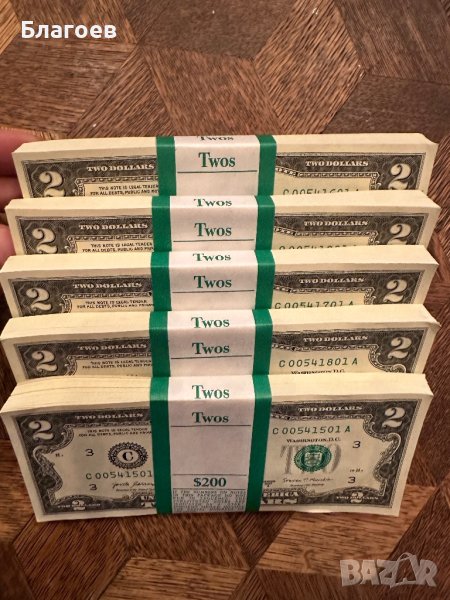 САЩ -Два долара! Нови!, снимка 1