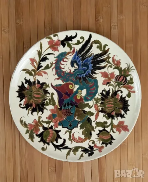 Стара чиния за стена – Rudolph Ditmar, Znaim, Австрия, снимка 1