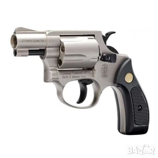 Газов револвер Smith&Wesson CHIEFS SPECIAL Nickel, снимка 1
