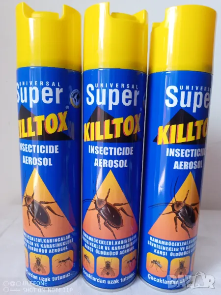 КИЛТОКС ЗА ЛЕТЯЩИ И ПЪЛЗЯЩИ СПРЕЙ 500 ml. Universal Super Killtox Aerosol, снимка 1