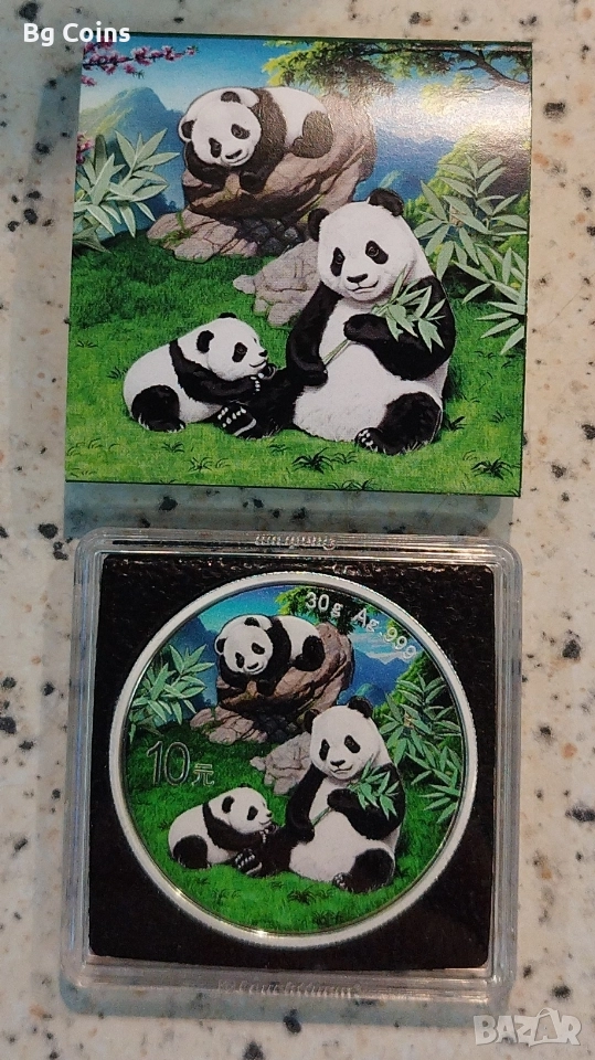 Сребро 1 OZ 2025 Панда , снимка 1