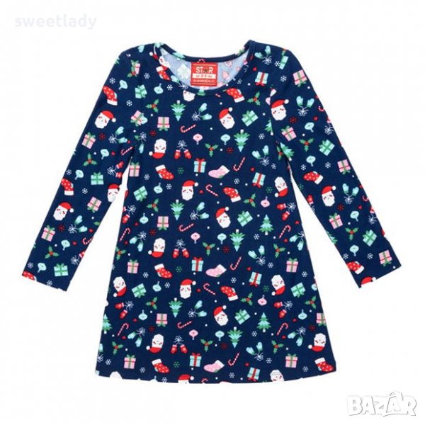 Детска коледна рокля Christmas, снимка 1