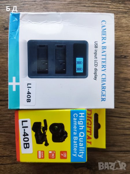 Батерия LI-40B + зарядно устройство Olympus,FujiFilm,Nikon,Pentax, снимка 1