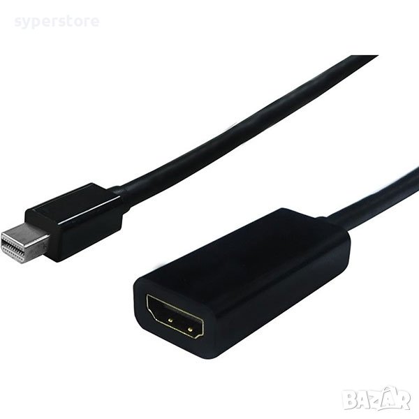 Адаптер Mini DP M - HDMI F, 4K2K, v1.2 HiRes Roline S3206 SS301209 Мъжко-Женско, снимка 1