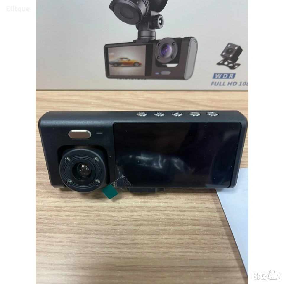 Видеорегистратор с 3-канална камера, снимка 1