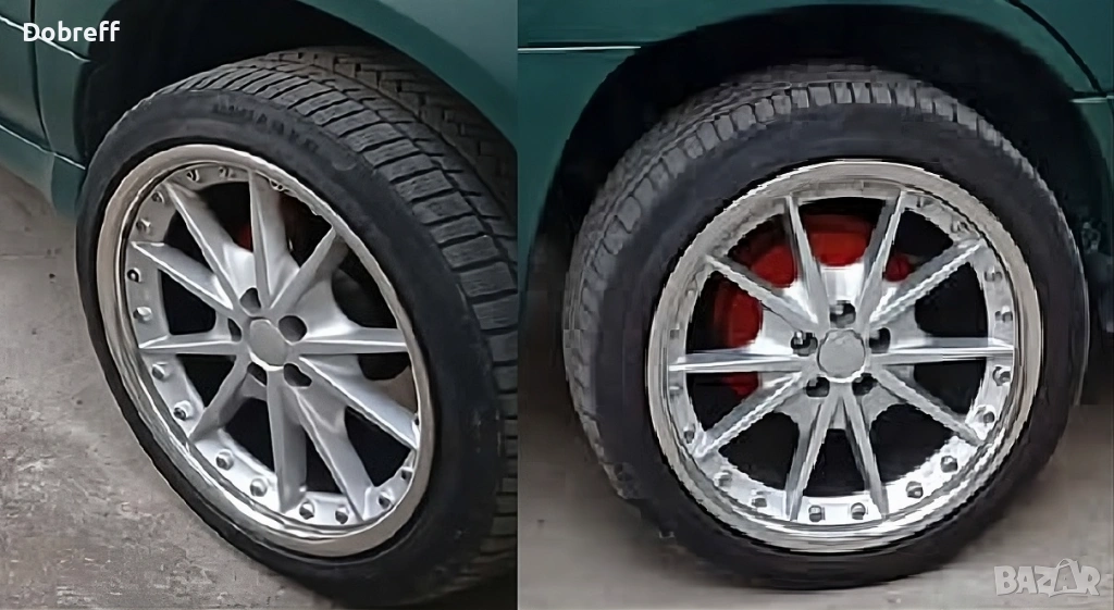 17" алуминиеви джанти 5x100 с зимни гуми 225/45 R17 от Subaru Forester, снимка 1