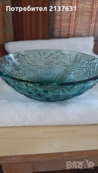 ГОЛЕМИ СТЪКЛЕНИ РЕТРО ФРУКТИЕРИ  - Ф 25 , Ф 26 ,Ф 28см, снимка 1