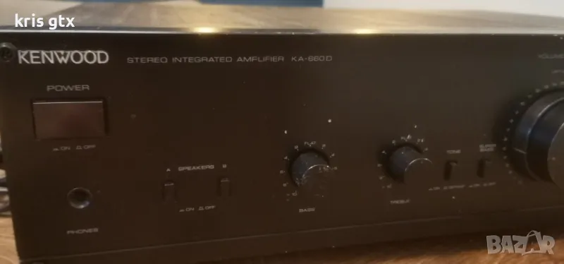 усилвател Kenwood ka 660d с вграден dac дак цап es9023 nichicon, снимка 1