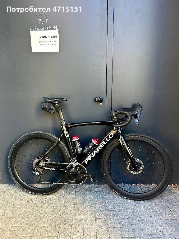 Pinarello Dogma F10 Disc – Ultegra R8000, Dura-Ace курбел, Fulcrum капли, снимка 1