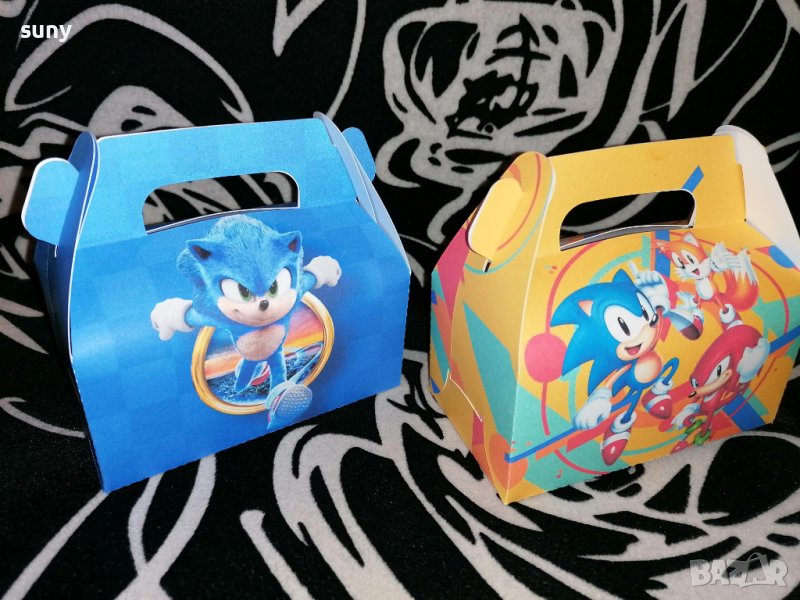 Кутийка за лакомства Соник, снимка 1