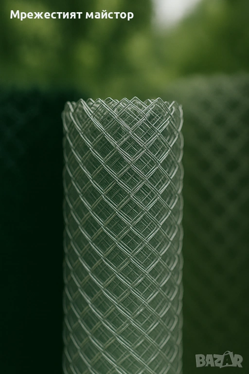 Поцинкована оградна мрежа 150 см - Ø2.0 мм - РЕАЛНО 15 кг - 30,17 € / 59 лв с ДДС , снимка 1