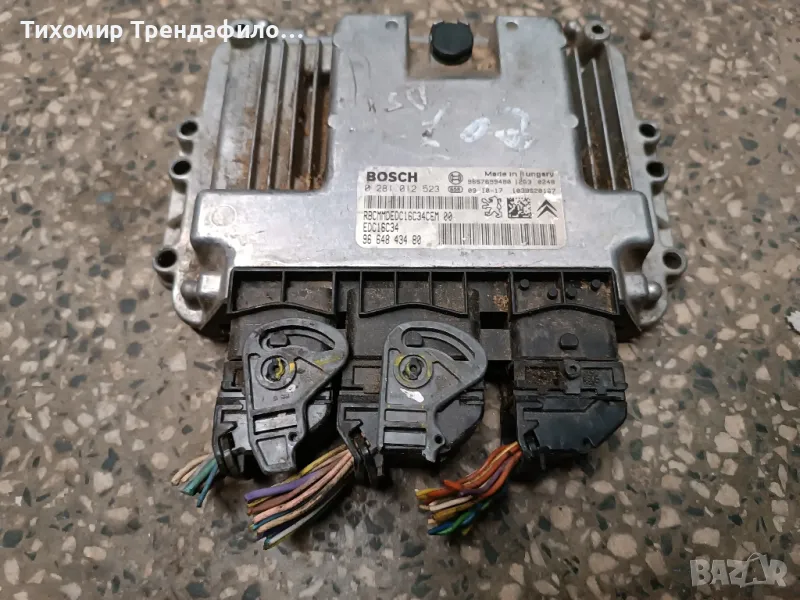 компютър ECU Citroen C3 1.6 0261207858 ME7.4.4 , 0 261 207 858 , 96 648 434 80 , 9664843480, снимка 1