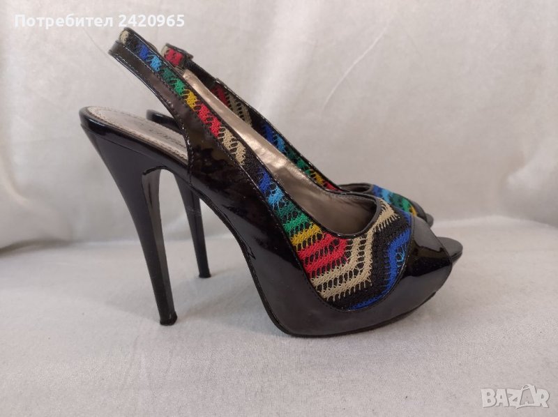 Мегияс официални обувки на ток, снимка 1