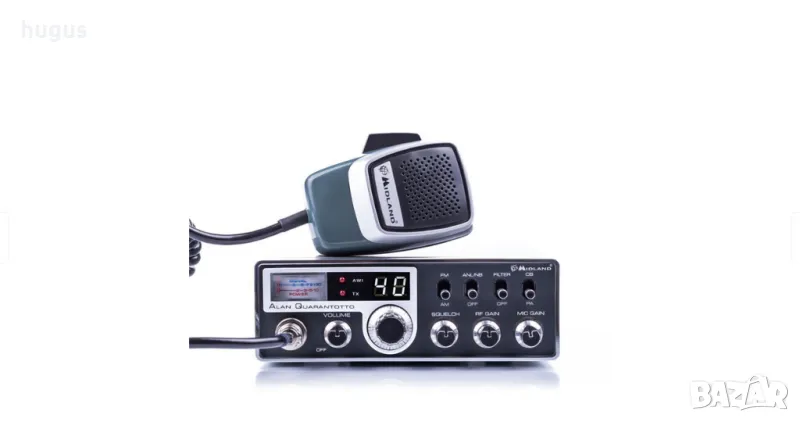  Радиостанция CB Midland ALAN 48 cod C217.09 QUARANTOTTO , снимка 1