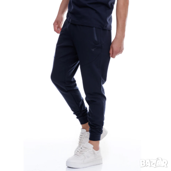 Мъжко спортно долнище REDICS, тъмносиньо, памук и ликра, снимка 1