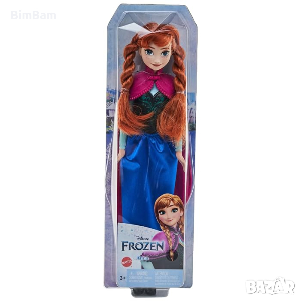 Оригинална кукла Анна - Замръзналото кралство / Frozen Mattel, снимка 1