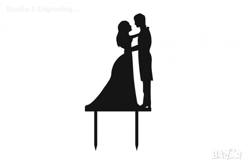 Топер за сватбена торта , снимка 1