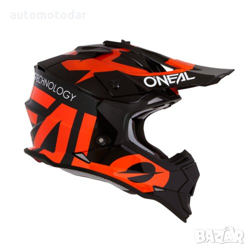 ДЕТСКА КРОС КАСКА O`NEAL 2SERIES RL SLICK BLACK/ORANGE, снимка 1