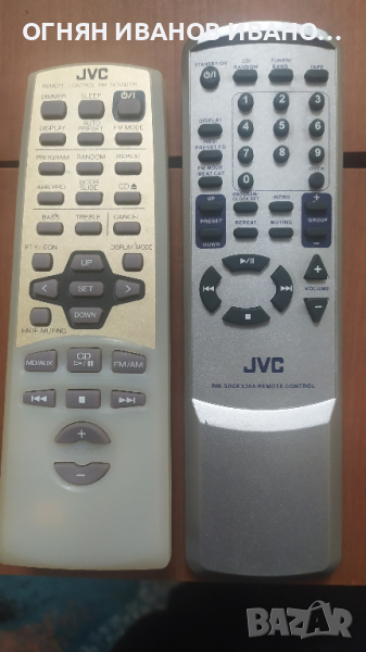 JVC RM-SFSSD7R и RM-SRCEX30A оригинални дистанционни за системи, снимка 1