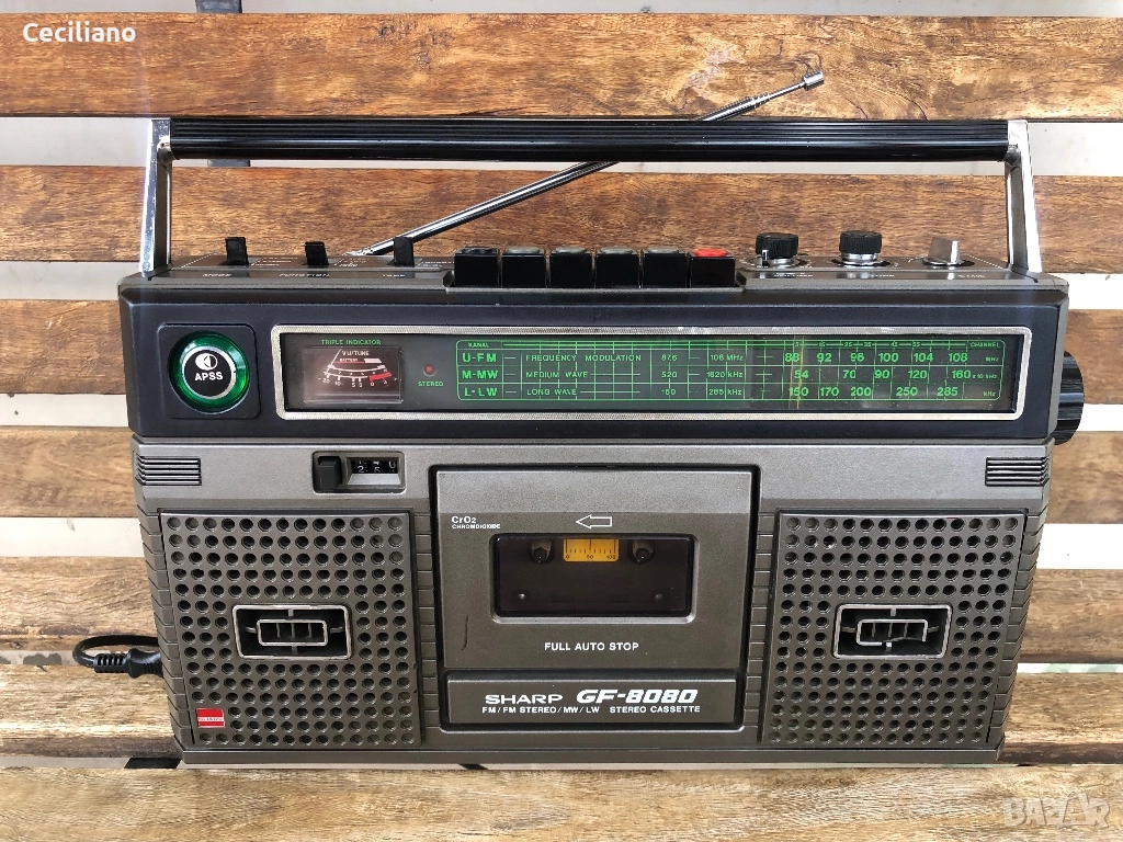 Радиокасетофон Sharp GF-8080E  Japan, снимка 1