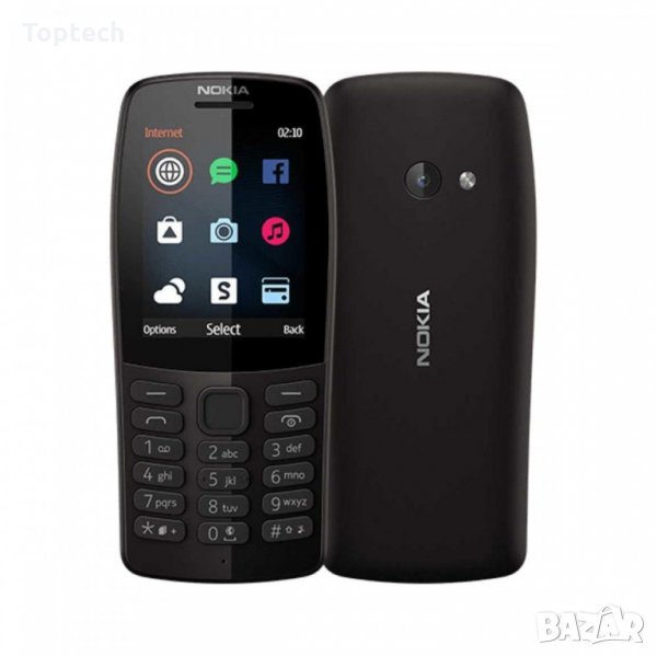 Мобилен телефон Nokia 210, Dual SIM, 2019, Black, снимка 1