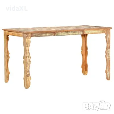 vidaXL Трапезна маса, 140x70x76 см, регенерирано дърво масив（SKU:286489, снимка 1