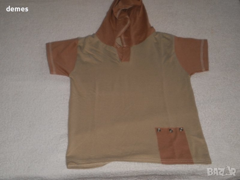 Детски суичър с къс ръкав за 5-6 годишно момче,нов, снимка 1