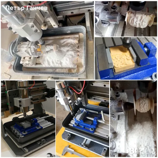 CNC фреза 30х20 5 Axis 500w мотор G-code , снимка 1