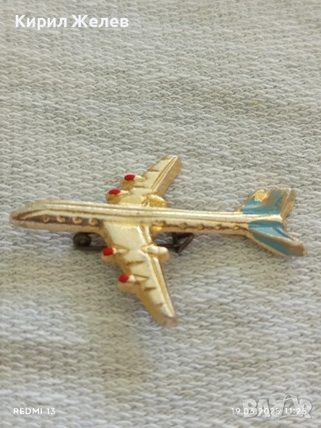 Стара значка първият модел самолет от серията Lockheed за КОЛЕКЦИЯ ДЕКОРАЦИЯ 47147, снимка 1