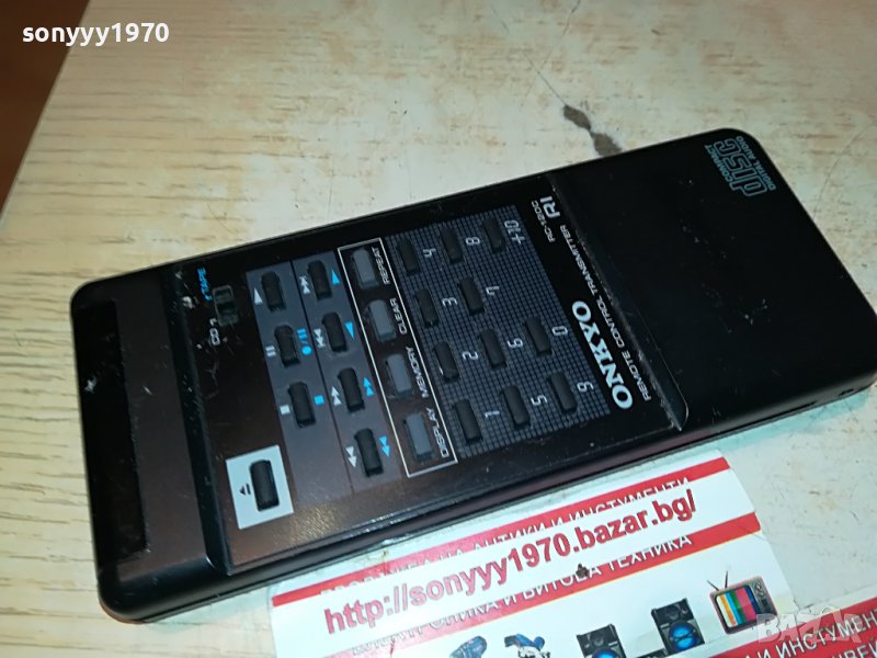 ONKYO RC-120C R1 CD/TAPE REMOTE-ВНОС SWISS 2808221130, снимка 1