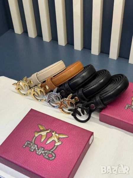 колани в кутия от Естествена кожа pinko 2см  , снимка 1