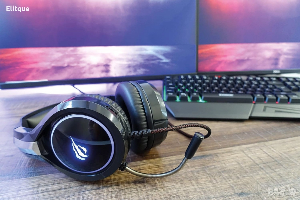 Геймърски слушалки с микрофон Schwaiger GH50, снимка 1