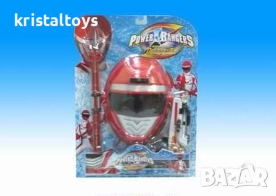 Пауър Рейнджърс комплект с маска и оръжия на POWER RANGERS, снимка 1