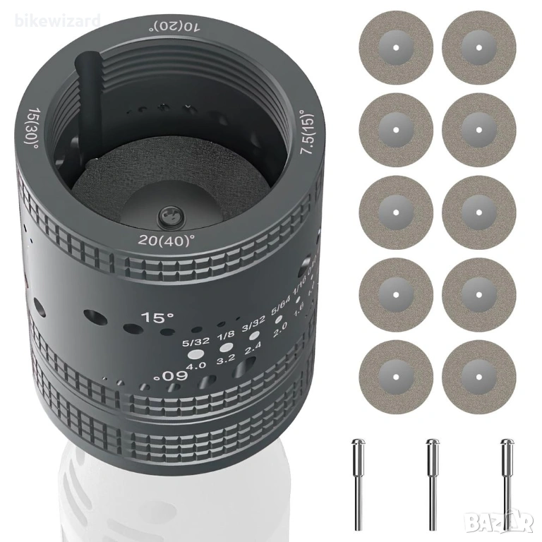 Шлайфмашина за волфрамови електроди 8 ъгъла 10 диска 3 CNC шпиндела – за TIG НОВО, снимка 1