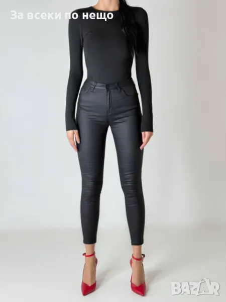 Дамски промазан панталон, снимка 1