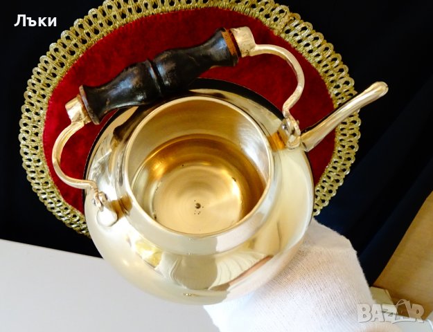 Бронзов чайник,кана,Лампа на Аладин. , снимка 6 - Антикварни и старинни предмети - 39971756