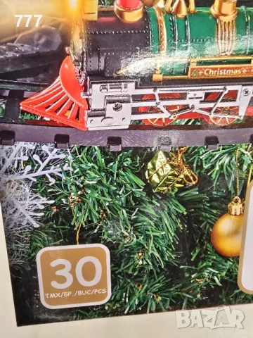 коледно влакче около елха, снимка 9 - Декорация за дома - 48395462