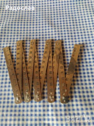 стар метален метър, снимка 2 - Други инструменти - 37295311