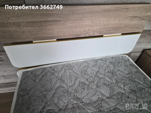 Детско единично легло с матрак и нощно шкафче, снимка 3 - Мебели за детската стая - 55817832