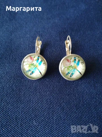 Висулка феникс, обеци водно конче, снимка 5 - Обеци - 50035962