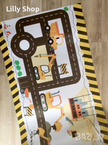 Стикер за мебел ИКЕА Трофаст строителна площадка/ Ikea Trofast construction, снимка 3 - Мебели за детската стая - 53147267