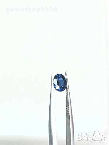 Естествен синьо-зелен сапфир – 0.85 ct  Овал  Отличен търговски клас, снимка 9 - Други - 52652693