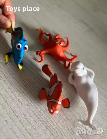 Лот 6бр фигурки за торта Немо, снимка 2 - Фигурки - 50725512