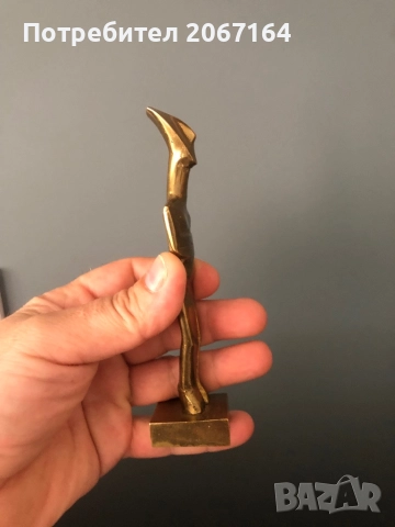 Бронзова склуптура , снимка 3 - Антикварни и старинни предмети - 51596600