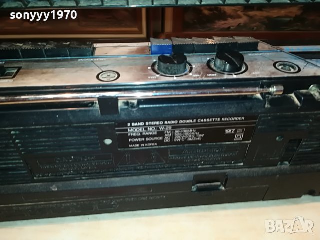 ⭐️SAMSUNG W-29 РАДИО И КАСЕТА 0210221402L, снимка 16 - Радиокасетофони, транзистори - 38191120