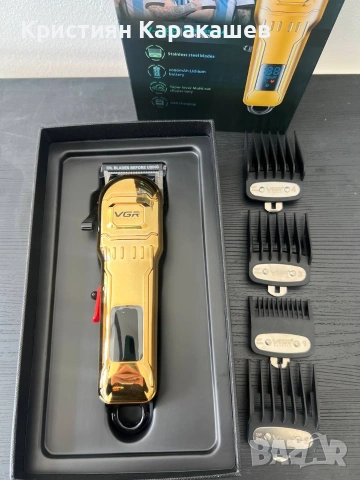 Професионален тример VGR V-268, акумулаторен, USB зареждане, снимка 4 - Тримери - 53875977