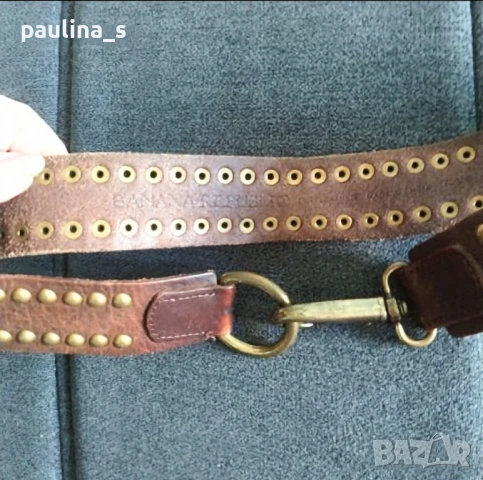 Два различни броя / Винтидж! Унисекс колан от естествена кожа "Saddler" и "Banana Republic" , снимка 9 - Колани - 14991312