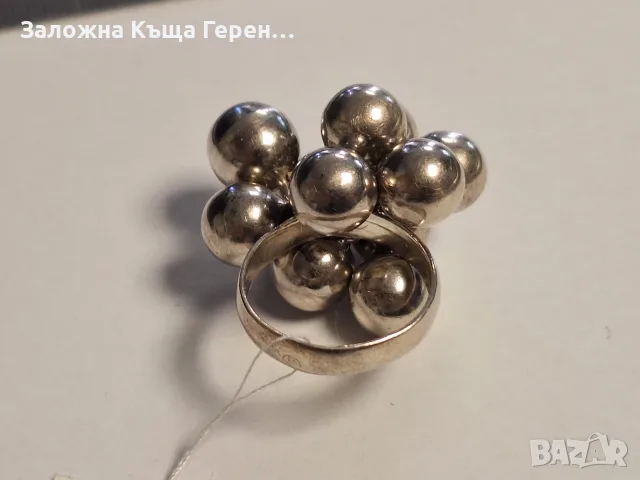 Сребурен пръстен 14,46гр, снимка 3 - Пръстени - 56180599