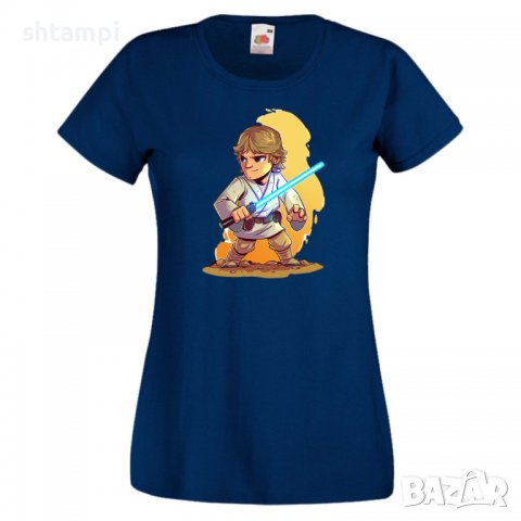 Дамска тениска Star Wars Luke Игра,Изненада,Подарък,Геймър,, снимка 7 - Тениски - 36789126